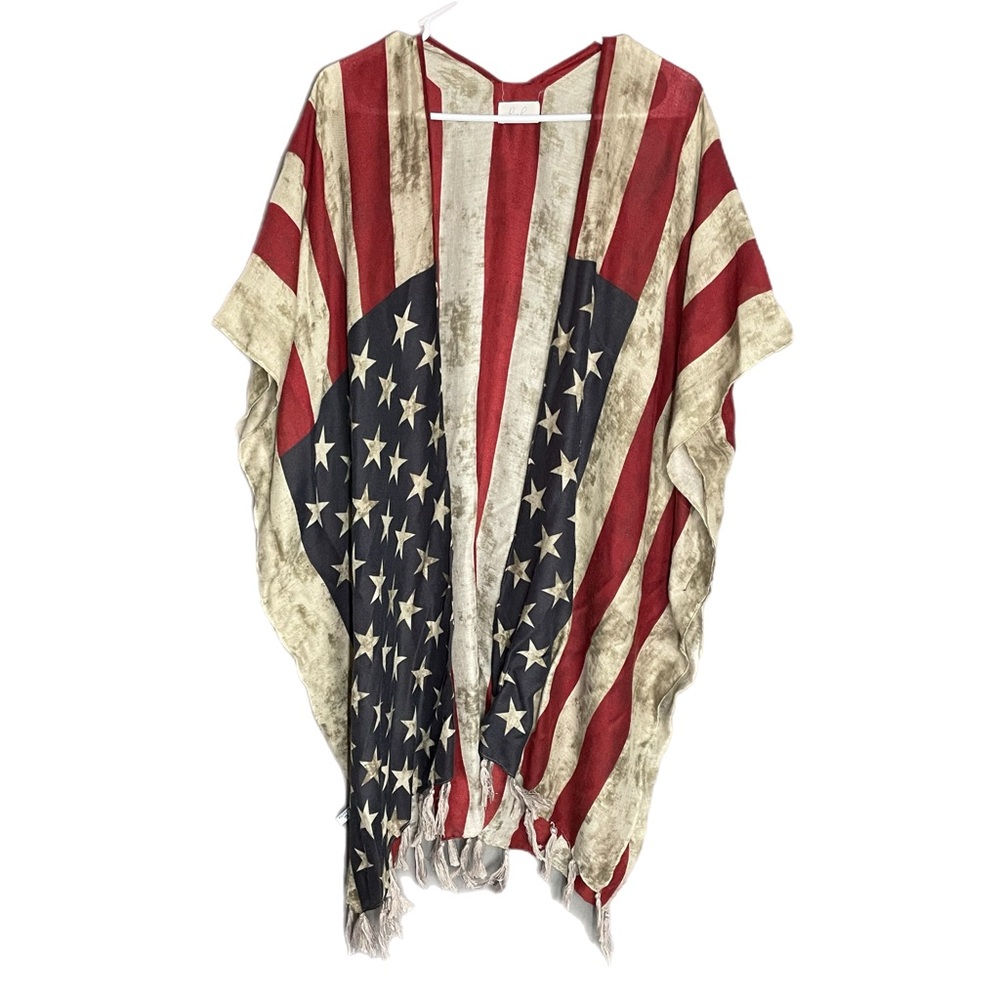 Riah Fashion Los Angeles Open Front Cardigan Tasseled Women’s One Size *Read